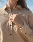 Bluse Virginia soft brown